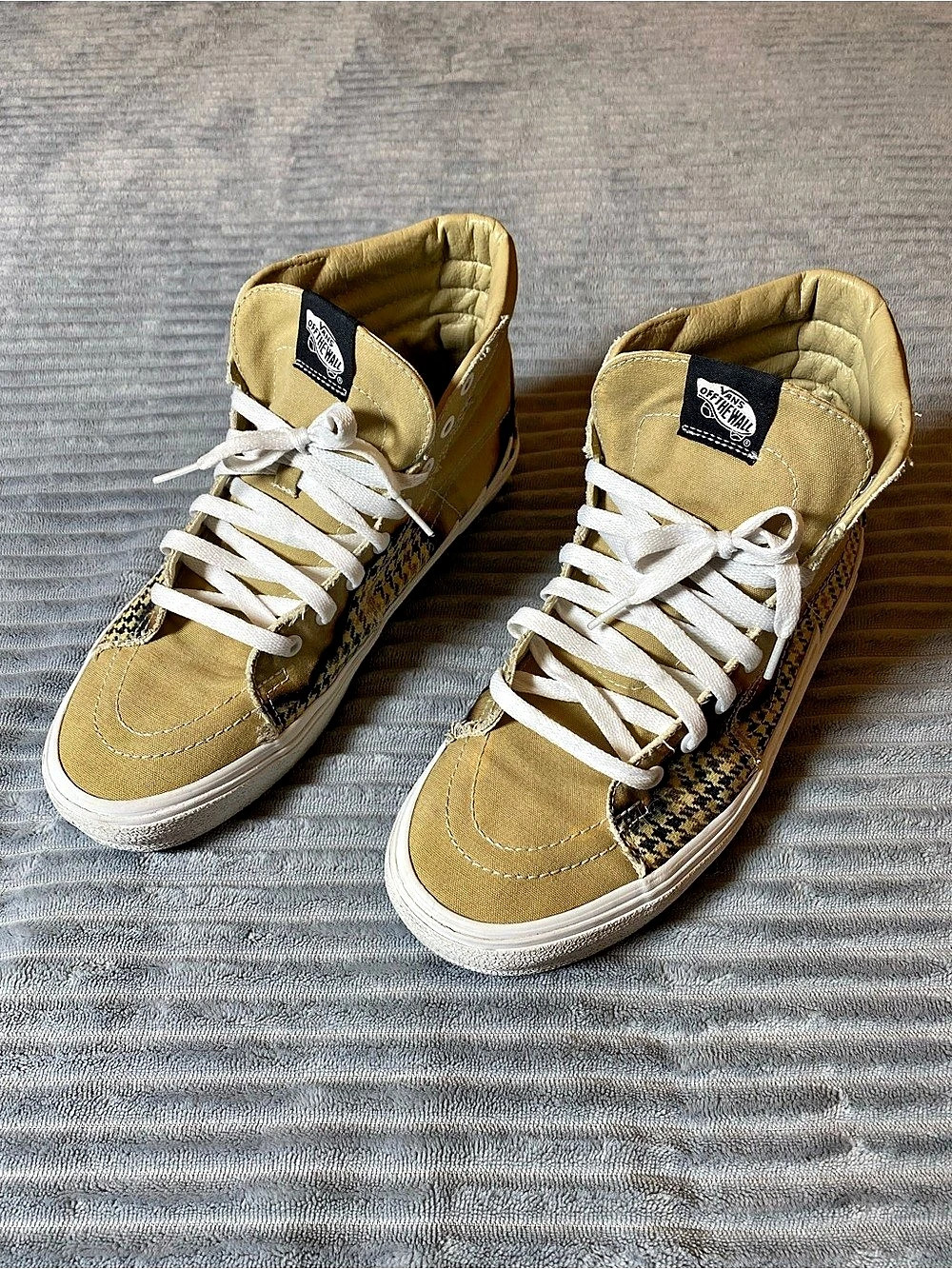Vans Sk8-Hi Houndstooth Sneakers US 10.5